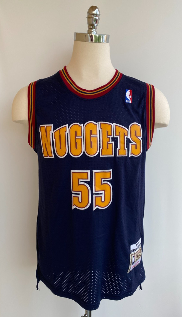 100% Authentic Dikembe Mutombo Mitchell Ness 93 94 Nuggets Jersey Size 40 M